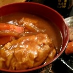 魚○ - チキンカレーのそば