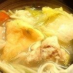 (2016年2月追加分)鶏塩鍋 (取り分けたところです。)　fromグリーンロール