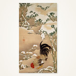 カフェコムサ - 雪中雄鶏図