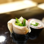 日本橋蛎殻町 すぎた - ネギとの相性バツグンしめ鯖