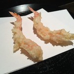 天ぷら岡本 - 天ぷら岡本(活車海老×2)