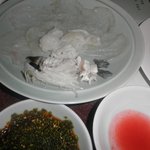 トラフグ２枚引きとヒガンフグ湯引き