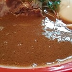 麺や でこ - 味噌そばのスープはコク深濃厚で極旨！！