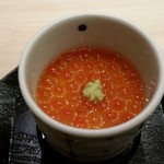 鮨 銀座 おのでら - いくらの茶碗蒸し