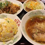 Ryuu kouen - 油淋鶏定食880円『2016.2月再訪』