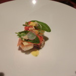 AU 14 FEVRIER - しっとりと焼き上げた鯛と加布里のハマグリの酒蒸し