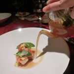 AU 14 FEVRIER - 熱々のスープを後いれ