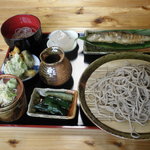 Soba Dokoro Jikuu - 十割蕎麦とイワナの唐揚げセット