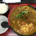 極楽うどん TKU - もちろんお昼のランチタイムの「小ライスセット」d(^_^o)