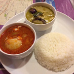 ちゃど - グリーンカレーとマッサマンカレーセット