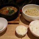 Tsukemen Ramen Fujiyama Gogo - ホルモンつけ麺　レディースセット