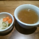 コバチ咖喱 - 16/2　オニオンスープ＆ピクルス