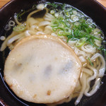 葉隠うどん - 丸天うどん  380円。