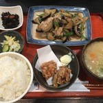 ごはんの国 - ナスみそ炒め定食