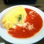 洋食屋 きし川 - [ランチ]　オムライス　トマトソースを選びました