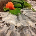 キサラギ - ふぐ尽くしコース2014　てっさ　アップ