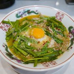 ラーメン屋台 - 台湾ラーメン（生卵）820円