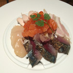 CRAFT BEER HOUSE molto!! - 燻製の盛り合わせ
      帆立が好み。いくらの燻製とは面白い