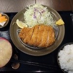 とんかつ瓢 - 上ロースかつ定食210ｇ　1,400円