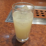 焼肉 叙々苑  燦々亭 - グレープフルーツジュース