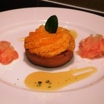 ビストロ サイトウ - いよかんのタルトレット600円。