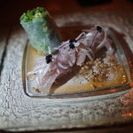 オーベルジュ 内子 - 宇和海産　カンパチのセビーチェ