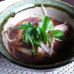 蕎麦 阿き津 - 鴨汁。