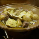 河童の川太郎 - 新じゃがと砂肝のアヒージョ