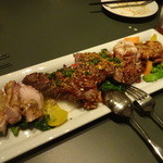ba-rureiji-tsu- - 名物　牛ロースの梅かりステーキと大山鶏もも肉のロースト
