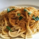 ピユ フォルテ - ごん太パスタはカラスミで！