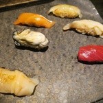 鮨ノ蔵 - ホタテ　マグロ赤身