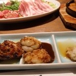 Yakiniku Rokufuku - 4種類(みそ・醤油・レモン・ぽん酢)のタレ