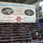 Queen Victoria Market - オパール売ってます（街よりだいぶ安い）