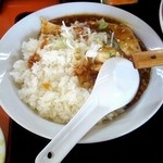 ラーメンパンダ - セットの麻婆丼