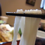 うどん 彩蔵 - 麵、持チ上ゲ之図