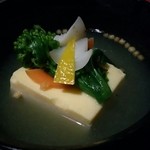 Izakaya Sendou Kombi - 椀もの 玉子豆腐 ユリ根のせ