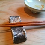 wad omotenashi cafe - 箸置きもいいわぁ～