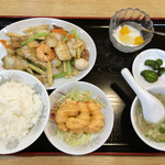 Seikourou - 八宝菜と海老マヨ定食