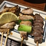 串焼 文福 - 〆の三串（塩中心）