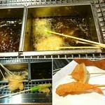 Kushiya Monogatari - 自分で揚げながら食べます