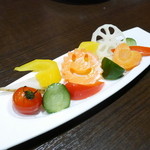 谷塚バル - 201602色々お野菜のピクルス￥380