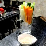 粉紋 - 野菜スティック(明太マヨディップ)！(2016,02/20)