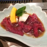 さんか亭 - 【2015年12月】薬念ランチ（ロース）のアップ。