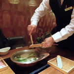 やさい家めい - 最後にお豆腐と長芋のミックス