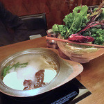 お野菜が順序正しく入ります