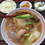 龍記 - 《トマト牛肉麺セット》950円
      2016/2/27