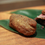 かわ村 - 2016年2月再訪：メイン Second 和牛ホホ肉とポルチーニ茸の稲荷☆