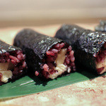 かわ村 - 2016年2月再訪：燻りがっことクリームチーズの細巻き☆