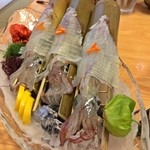 潮路乃 - いか活造り定食