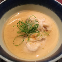 魚菜料理 縄屋 - 鱈の白子の茶碗蒸し
